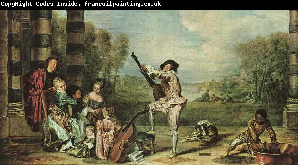 Jean-Antoine Watteau The Music Party